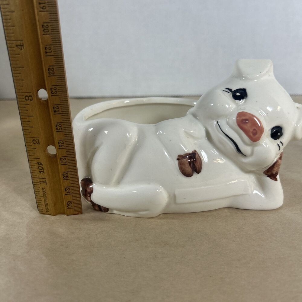 Retro Ceramic Pig Sponge Holder for Kitchen Sink Vintage Piggy Grannycore - Picture 5 of 15